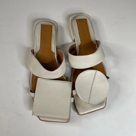 Elegant White Women's Sandals - Picture 1 of 8